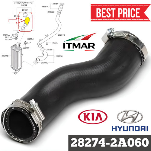 Tubo intercooler manicotto - intercooler,